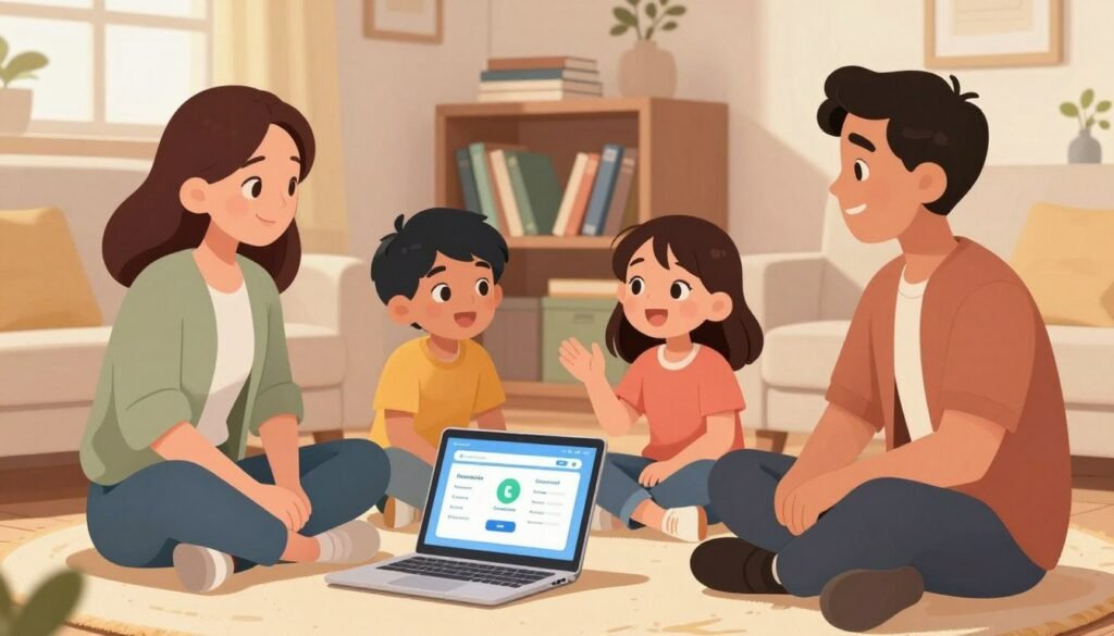 family communication about digital safety