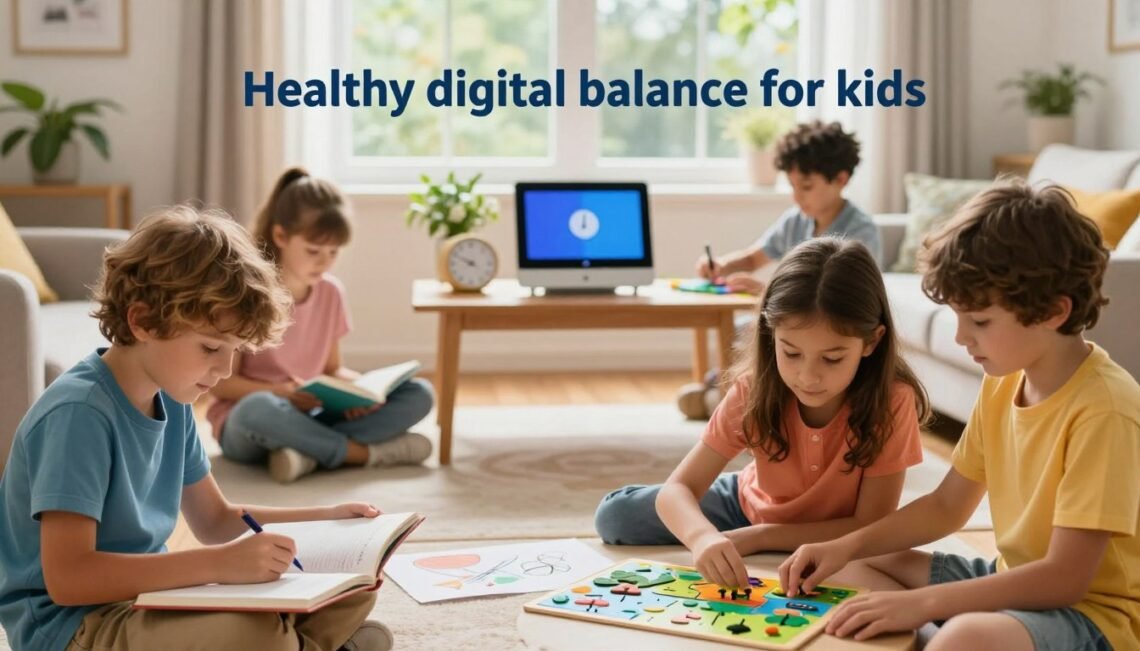 healthy digital balance for kids