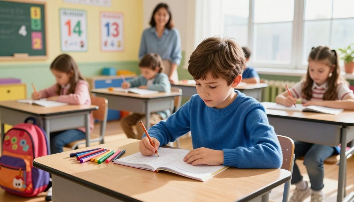 help my 7 year old focus in school