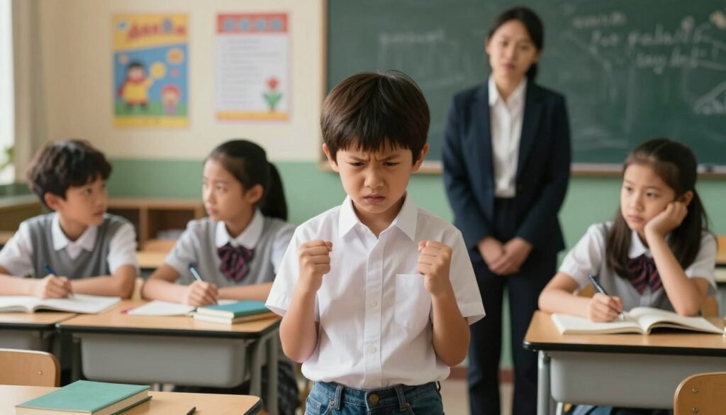 key symptoms behavioral outbursts